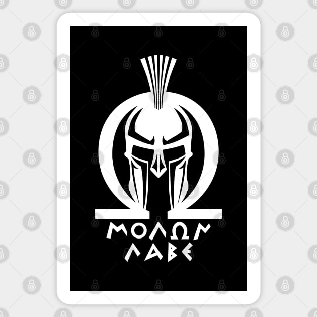 Mod.10 Molon Labe Greek Spartan Sticker by parashop